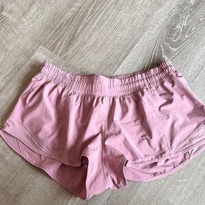 Lululemon Athletica Light Pink Women's Athletic Shorts